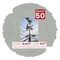 Light Grey Suede Mat Board for 8.5x11 Frames - Fits 5x7 Photos